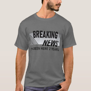 T-shirt Célébration de 2 ans de travail Employé 2ème
