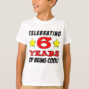 T-shirt Célébration De 6 Ans De Cool