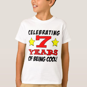 T-shirt Célébration De 7 Ans De Cool