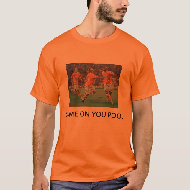 T-shirt Célébration de but de FC de Blackpool ! (Devant)
