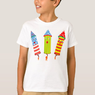 T-shirt Célébration de feu d'artifice