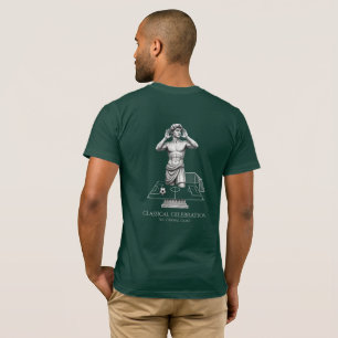 T-shirt Célébration de football de statue classique Art