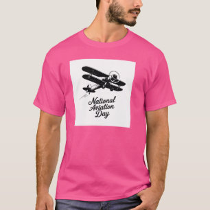 T-shirt Célébration de la Journée nationale de l'aviation 