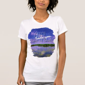 T-shirt Célébration de la Terre Ciel d'été bleu et T-Shir 