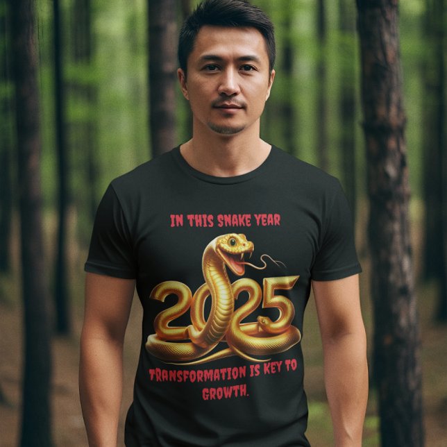 T-shirt Célébration de l'année vibrante du serpent en 2025 (Créateur téléchargé)