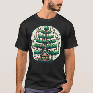 T-shirt Célébration de l'Arboretum Festive Pine Tree Encha