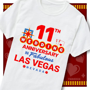 T-shirt Célébration du 11e anniversaire de mariage d'un co