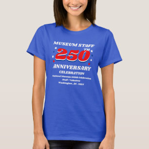 T-shirt Célébration du 250e anniversaire du personnel du m