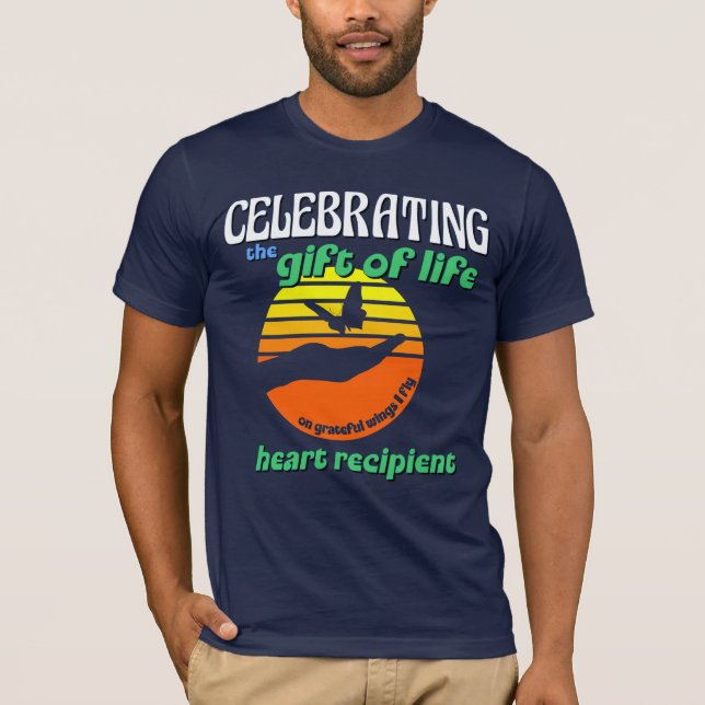 T-shirt Célébration du don de la transplantation cardiaque (Devant)
