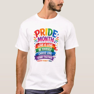 T-shirt Célébration du Mois de la Fierté