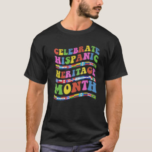 T-shirt Célébration du Mois du patrimoine hispanique latin