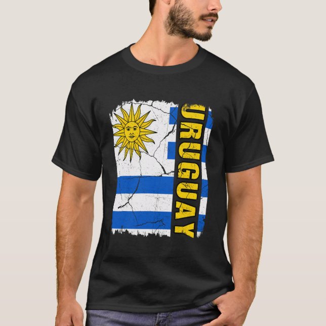T-shirt Célébration du Mois du patrimoine hispanique Urugu (Devant)