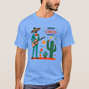 T-shirt Célébration Mariachi – Joyeux Cinco de Mayo