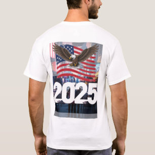 T-shirt Célébration patriotique de 2025 Indépendance mod