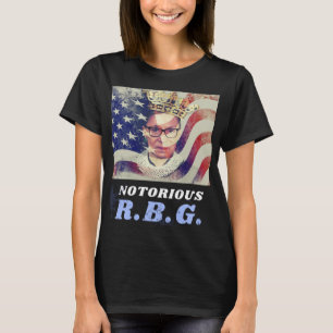 T-shirt Célèbre RGB Ruth Bader Ginsburg Feminist Liberal