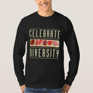 T-shirt Célébrer Diversité Steak Mème Vêtements Types De M