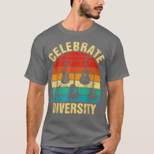 T-shirt Célébrer la diversité Guitare Funny Guitariste Mus