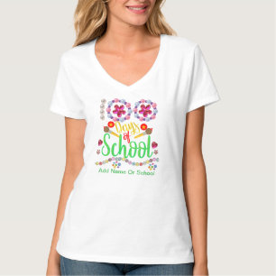 T-shirt Célébrez Cute 100 Jours d'école