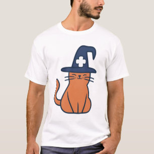 T-shirt Célébrez la chute avec une Feline Twist - Un Nu Éf