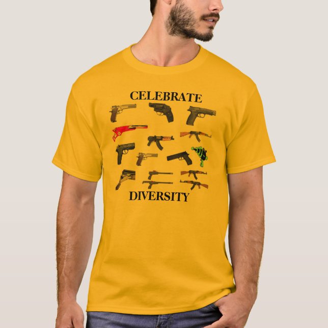 T-SHIRT CÉLÉBREZ LA DIVERSITÉ (Devant)