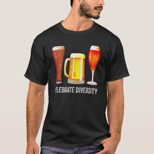 T-shirt Célébrez la diversité Artisanat bière brasser