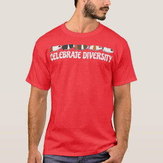 T-shirt Célébrez la diversité Cavy propriétaire de cuy an