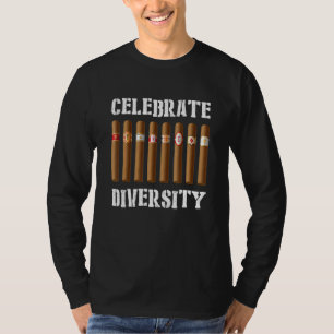 T-shirt Célébrez la diversité Cigars Cubain Cigar Fumeur 1