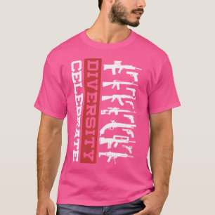 T-shirt Célébrez la diversité Différents amoureux des arme