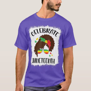T-shirt Célébrez la Journée Joyeuse de Juneteenth 2022 Fre