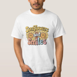 T-shirt Célébrez la nature avec l'art unique du tournesol