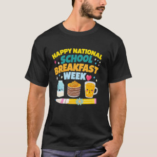 T-shirt Célébrez la Semaine nationale du petit-déjeuner à