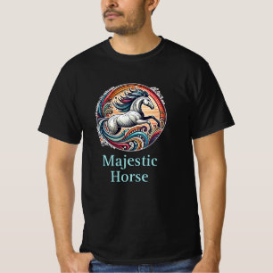 T-shirt Célébrez la vie équestre avec des oeuvres d'art ad