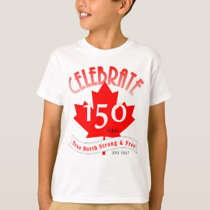 T-shirt Célébrez le Canada 150 ans