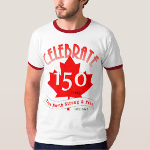 T-shirt Célébrez le Canada 150 ans
