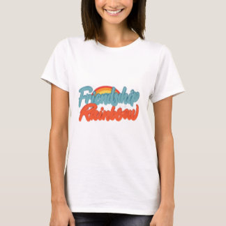 T-shirt Célébrez les couleurs de la vraie amitié" Rainnow.