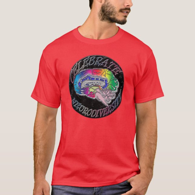 T-shirt Célébrez Neurodiversity (Devant)