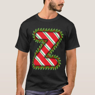 T-shirt Célébrez Noël avec les lettres de votre nom