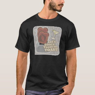 T-shirt Célébrez Toast Funny Petit-Déjeuner Pain Moto