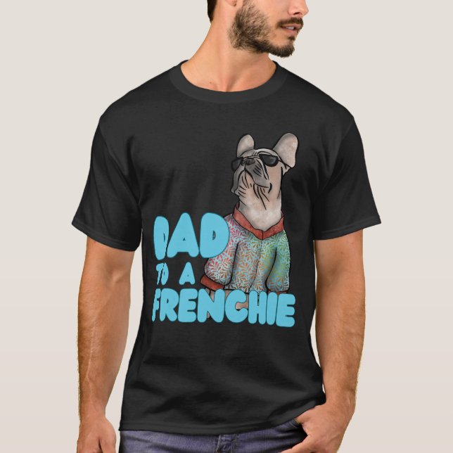 T-shirt Célébrez votre papa amoureux des Français (Devant)