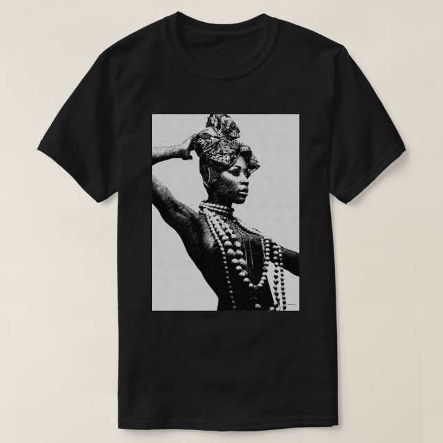 T-shirt Célébrons la beauté et l'esprit de la culture afri (Design devant)