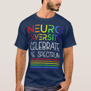 T-shirt Célébrons la diversité spectrale et l'autisme A