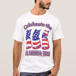 T-shirt Célébrons le Blanc rouge et les Mew