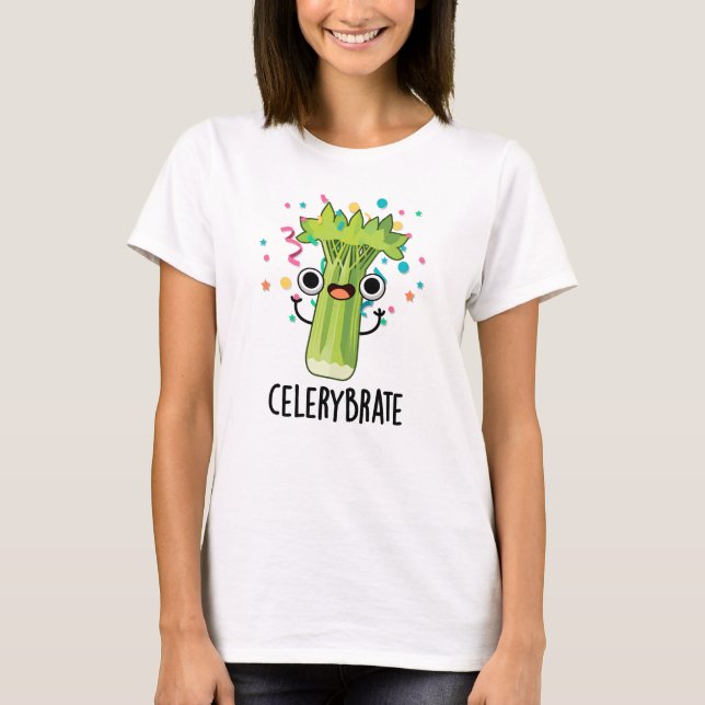 T-shirt Célérat Funny Veggie Celery Pun (Devant)