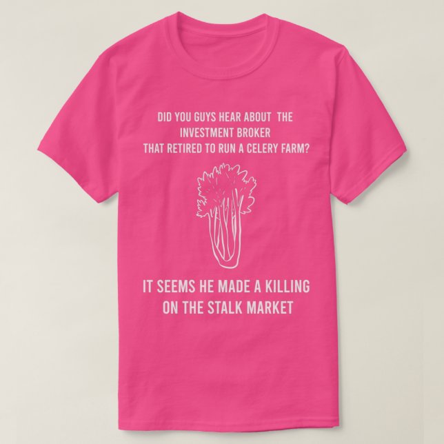 T-shirt Celery Farm Funny (Design devant)
