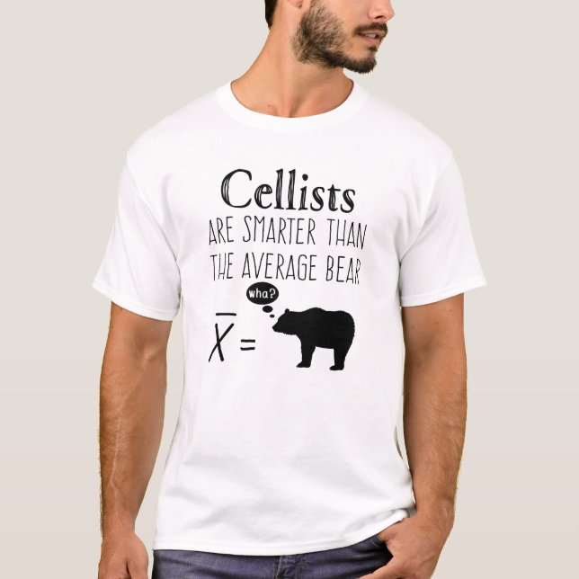 T-shirt Cello amusant - Ours moyen (Devant)