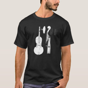 T-shirt Cello Cellists Jazz Band Art Rock Et Roll Music V