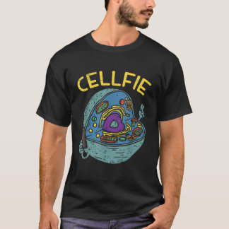 T-shirt Cellule Fie Funny Cellfie Selfie Science Biologie 