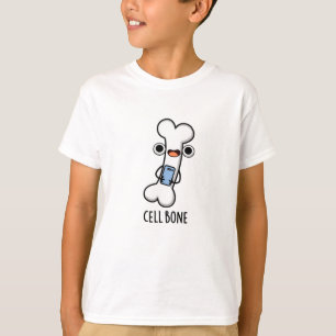 T-shirt Cellule Os Funky Téléphone Cellulaire Pun