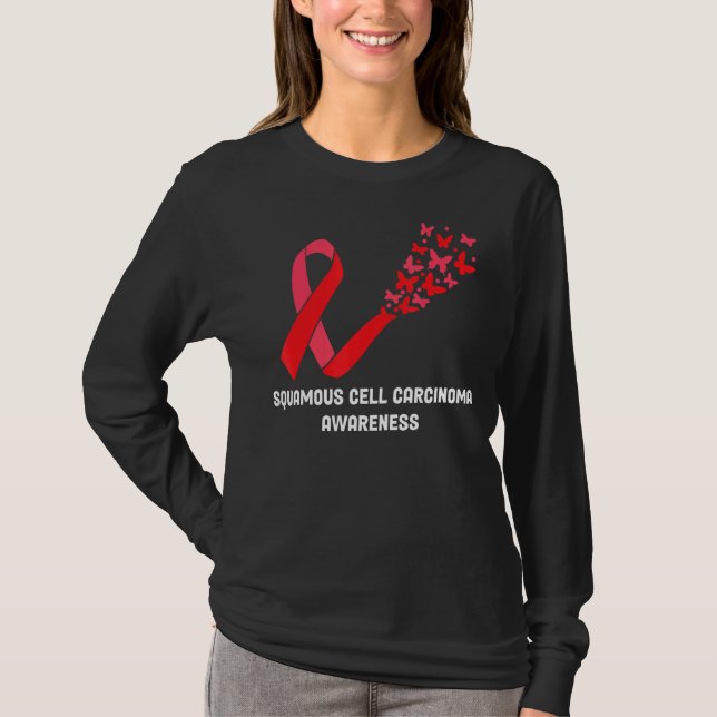 T-shirt Cellule Squameuse Sensibilisation au Carcinome Cel (Devant)