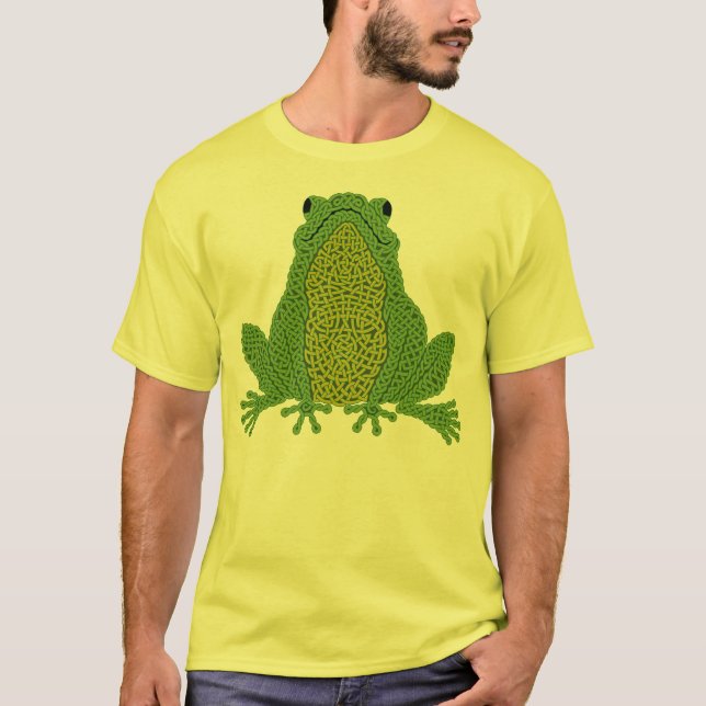 T-shirt Celtic Frog - Green (Devant)